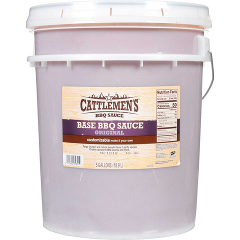 Cattleman Barbecue Sauce Original 5 Gallon