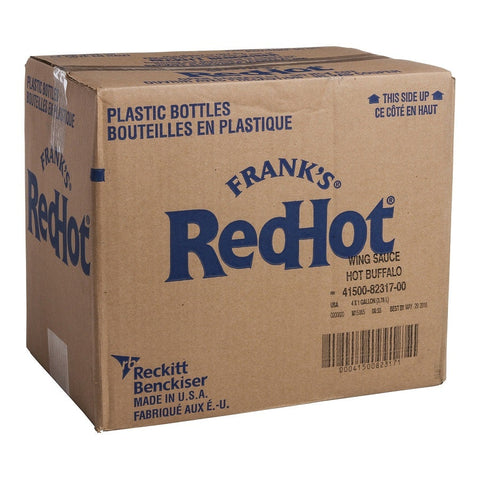 Frenchs Franks RedHot Extra Hot Buffalo Wing Sauce, 1 Gallon -- 4 per case.