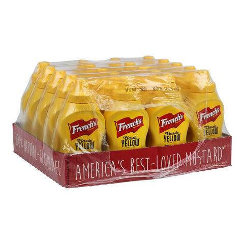Frenchs Classic Yellow Mustard, 8 Ounce Squeeze -- 20 per case.