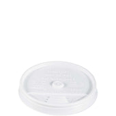 Dart Container Corporation White Dart Lid for Dart Foam Cup - Insulating Foam to SipThru -- 1000 per case.