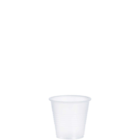 Dart Conex Translucent Plastic Cold Cups, 3.5oz, 2500/Carton