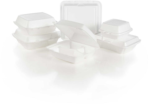 Dart Carryout Food Container, Foam, 1-Comp, 5 1/2 x 5 3/8 x 2 7/8, White, 500/Carton