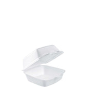 Dart Carryout Food Container, Foam, 1-Comp, 5 1/2 x 5 3/8 x 2 7/8, White, 500/Carton