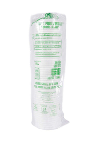 Dart White Foam Vented Lid For 8Sj20, 12Sj20, 16Mj20, 5B20, 6B20, 8B20, 10B20, Fits 6-32 Ounce Cups -- 500 per case