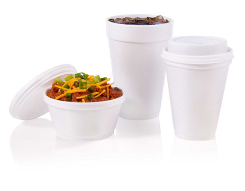 Dart White Foam Vented Lid For 8Sj20, 12Sj20, 16Mj20, 5B20, 6B20, 8B20, 10B20, Fits 6-32 Ounce Cups -- 500 per case