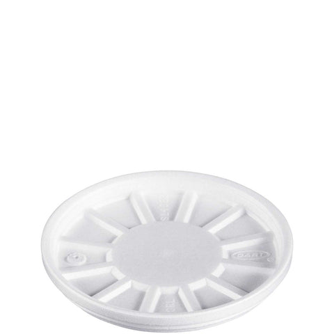 Dart White Foam Vented Lid For 8Sj20, 12Sj20, 16Mj20, 5B20, 6B20, 8B20, 10B20, Fits 6-32 Ounce Cups -- 500 per case