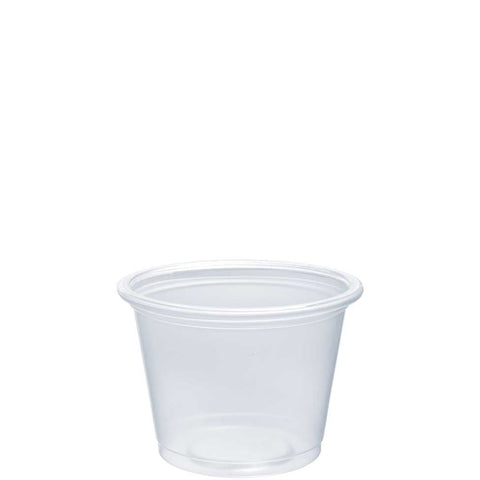 Conex Complement Portion Cup - 1 Ounce, Clear, Polypropylene, Use With Lid 100Pcl, 125 Per Bag -- 2500 Per Case.