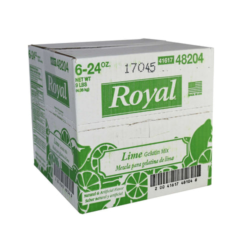 Royal Lime Gelatin, 24 Ounce -- 6 per case.