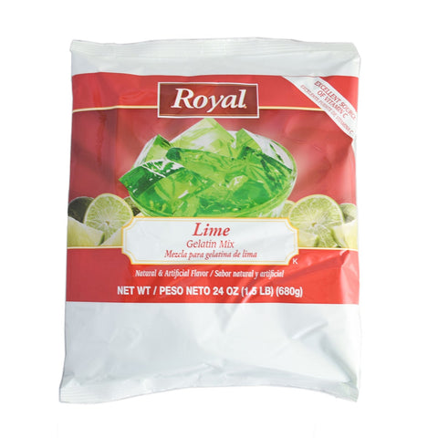 Royal Lime Gelatin, 24 Ounce -- 6 per case.