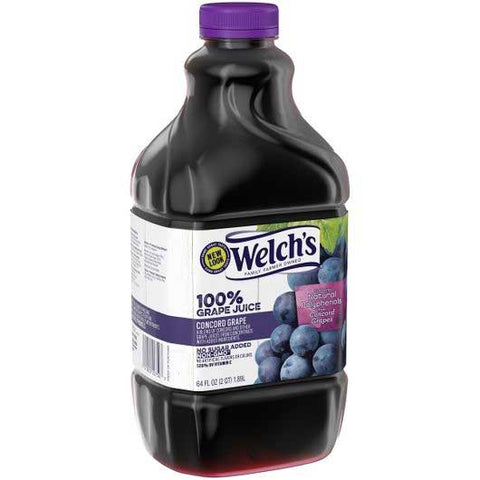 Welchs 100 Percent Grape Juice, 64 Ounce -- 8 per case