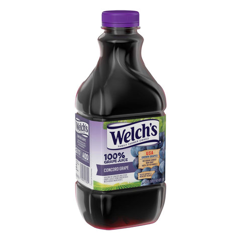 Welch's 100 Percent Purple Grape Juice Plastic, 46 Ounce -- 8 per case