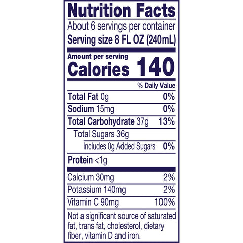 Welch's White Grape Juice, 46 Ounce -- 8 per case