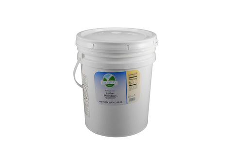 Bay Valley Foods Slide X Cut Kosher Dill Pickle, 5 Gallon.