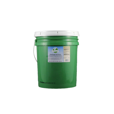 Bay Valley 1/4 Crinkle Cut Hamburger Dill, 5 Gallon.