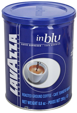 Lavazza In Blu Roasted Ground Coffee, 8.8 Ounce -- 12 per case