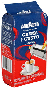Lavazza Crema E Gusto Ground Coffee, 8.8 Ounce -- 20 per case