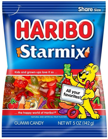 Haribo Gold Bears and Starmix Gummi Candy - Shipper -- 72 per case
