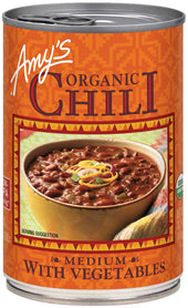 Amys Organic Medium Chili with Vegetable, 14.7 Ounce -- 12 per case