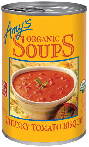 Amys Chunky Tomato Bisque Soup, 14.5 Ounce -- 12 per case