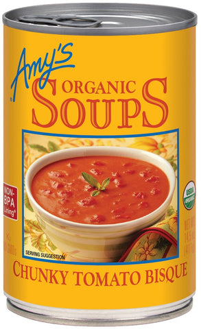 Amys Chunky Tomato Bisque Soup, 14.5 Ounce -- 12 per case