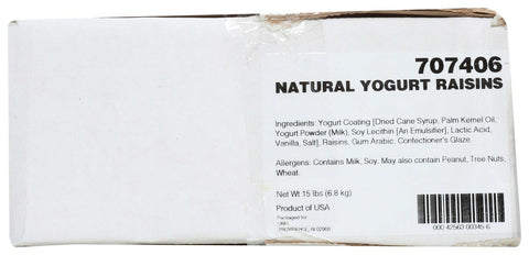 Woodstock Farms Yogurt Raisin, 15 Pound.