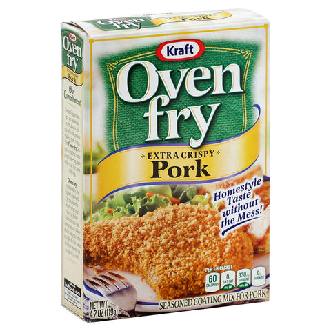 Krafts Oven Fry Extra Crispy for Pork, 4.2 Ounce -- 8 per case.