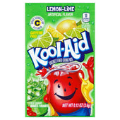 Kool-Aid Unsweetened Lemon Lime Powdered Soft Drink Envelope, 0.13 ounce -- 192 per case
