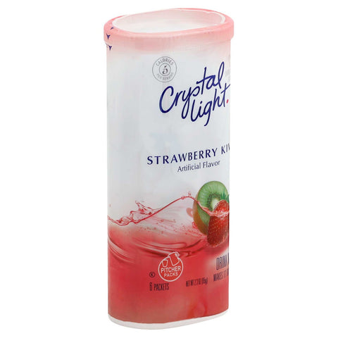 Crystal Light Strawberry Kiwi Drink Mix, 2.3 Ounce -- 12 per case.