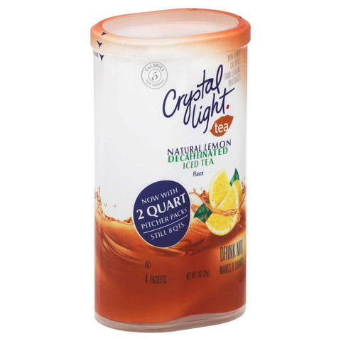 Crystal Light Iced Decaffeinated Tea - 1 oz. canister, 12 canisters per case