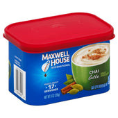 Maxwell House Chai Latte Cafe Style Instant Beverage Mix, 9 Ounce -- 8 per case.