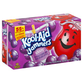Kool Aid Jammers Grape Soft Drink, 60 Fluid Ounce - 10 per pack -- 4 packs per case.