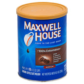 Maxwell House 100 Percent Colombian Coffee, 10.5 Ounce -- 6 per case.