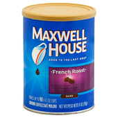Maxwell House French Roast Ground Coffee, 11 Ounce -- 6 per case.