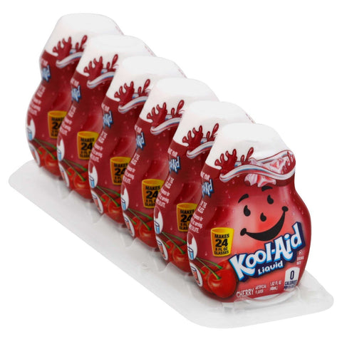 Kool Aid Cherry Liquid Drink Mix, 1.62 Fluid Ounce -- 12 per case.