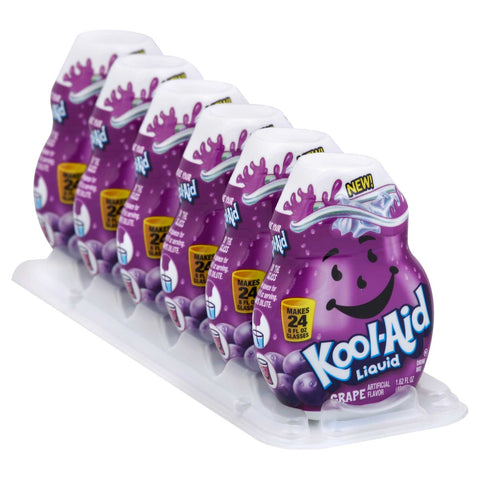 Kool Aid Grape Liquid Concentrate Drink Mix, 1.62 Fluid Ounce -- 12 per case.