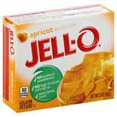 Jell-O Apricot Gelatin Mix, 3 ounce -- 24 per case