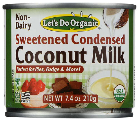 Lets Do Organic Sweetened Condensed Coconut Milk, 7.4 Fluid Ounce -- 6 per case.