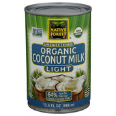 Edward and Sons Organic Lite Coconut Milk, 14 Ounce -- 12 per case.