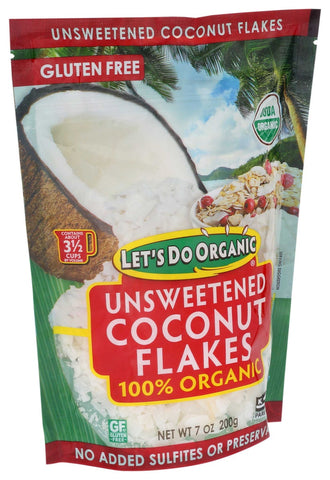Edward and Sons Organic Coconut Flake, 7 ounce -- 12 per case