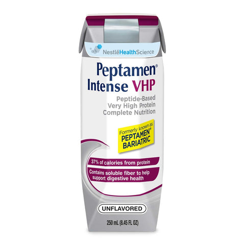 Nestle Peptamen Intensive Unflavored Very High Protein for Tube Feeding, 8.45 Fluid Ounce -- 24 per case.