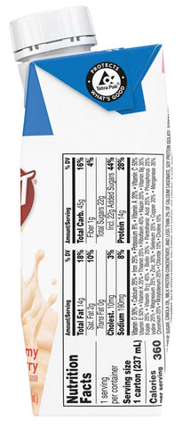 Boost Plus Creamy Strawberry Balanced Nutritional Drink, 8.01 Fluid Ounce -- 24 per case