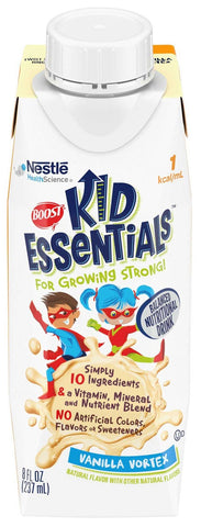 Boost Kid Essentials Vanilla Vortex Balanced Nutritional Drink, 8.01 Fluid Ounce -- 24 per case