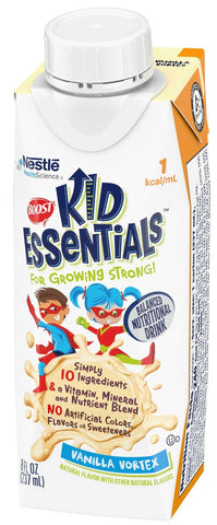 Boost Kid Essentials Vanilla Vortex Balanced Nutritional Drink, 8.01 Fluid Ounce -- 24 per case