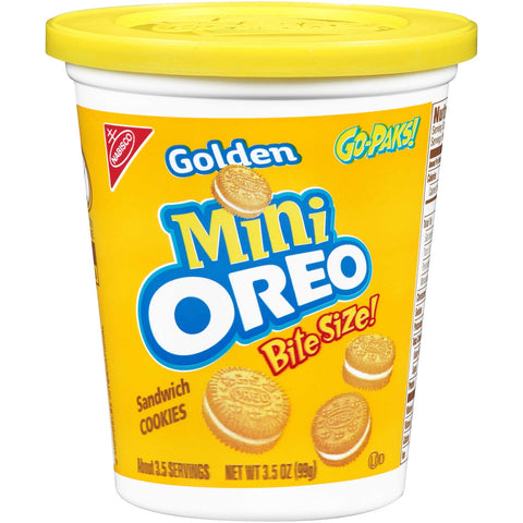 Nabisco Go Pak Mini Oreo Cookies, 3.5 Ounce -- 12 per case.
