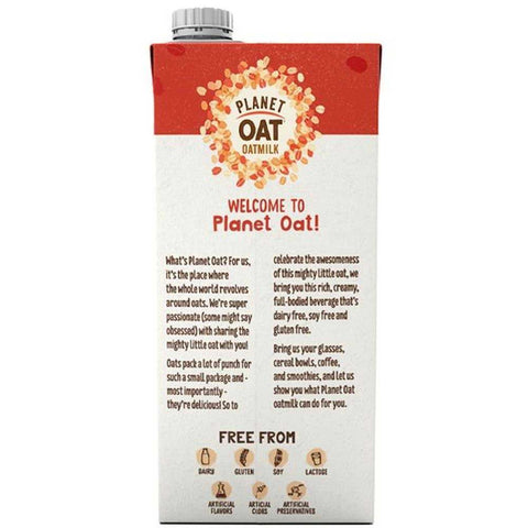 Planet Oat Shelf Stable Original Oat Milk, 32 Fluid Ounce -- 6 per case