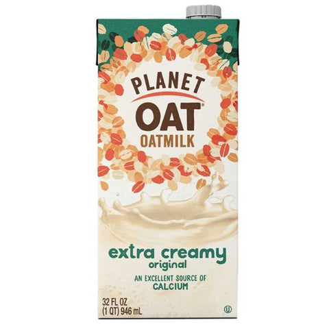 Planet Oat Shelf Stable Extra Creamy Oat Milk, 32 Fluid Ounce -- 6 per case