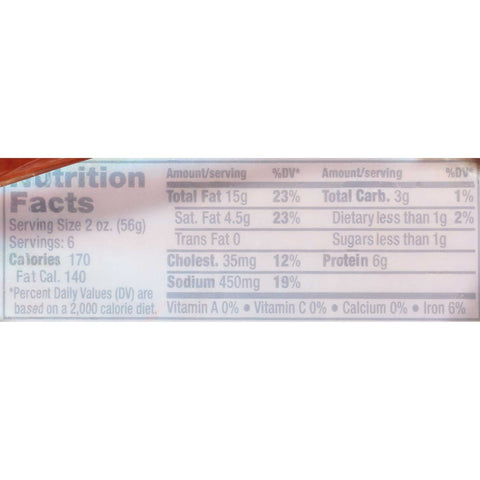 Hillshire Farm Beef Polska Kielbasa Rope, 12 Ounce -- 18 per case.