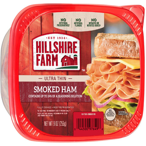 Hillshire Farm Smoked Ham, 8.999 Ounce -- 9 per case.