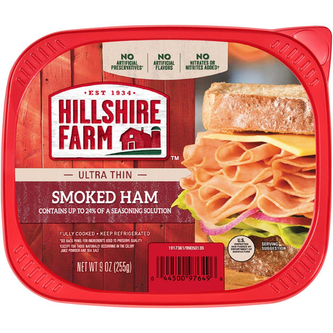 Hillshire Farm Smoked Ham, 8.999 Ounce -- 9 per case.