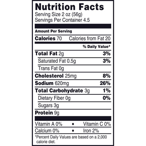 Hillshire Farm Lunchmeat Thin Brown Sugar Ham, 9 Ounce -- 9 per case.